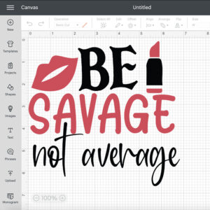 Be Savage Not Average SVG 2