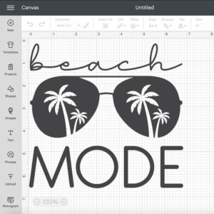 Beach Mode SVG Summer Holidays Sunglasses SVG 2