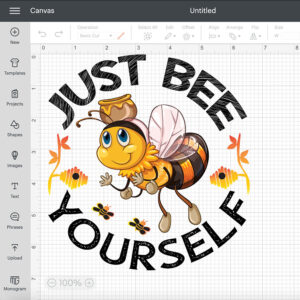 Bee Yourself PNG 2