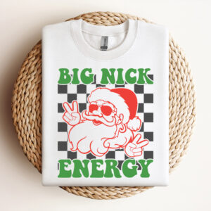 Big Nick Energy SVG Funny Ugly Christmas Sweater T shirt Design SVG PNG Cut Files 3