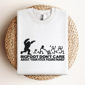 Bigfoot Dont Care About Your Stick Figure Family SVG 3
