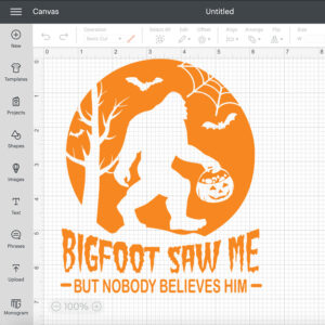 Bigfoot Saw Me SVG 2