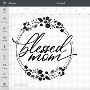 Blessed Mom SVG Mothers Day SVG cutting files for Cricut 2
