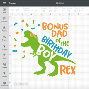 Bonus Dad Of The Birthday Boy SVG Dinosaur T Rex Birthday SVG Cut Files 2