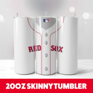 Boston Red Sox 20oz Tumbler Wrap PNG Digital Download 1