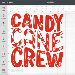 Candy Cane Crew SVG Christmas Candy T shirt Digital Design SVG PNG Cut Files 2