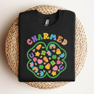 Charmed SVG Clover St Patricks Day T shirt Color Design SVG PNG Cut Files 3