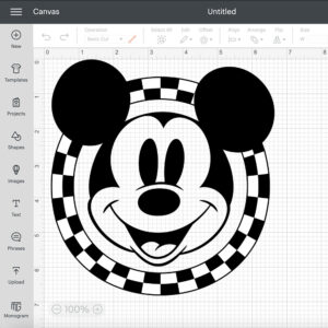 Checkered Mickey Mouse SVG Mickey Mouse SVG 2