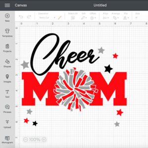 Cheer Mom Your Team SVG Cheerleader Life T shirt Design SVG Cut Files 2