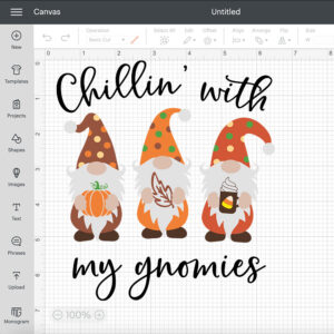 Chilling With My Gnomies Autumn SVG 2