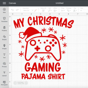 Christmas Gaming Pajama Shirt SVG 2