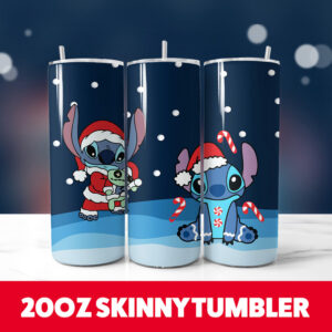 Christmas Stitch 20oz Tumbler Wrap 101 PNG Digital Download