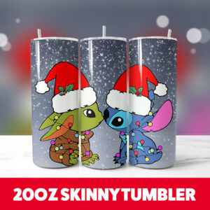 Christmas Stitch 20oz Tumbler Wrap 115 PNG Digital Download