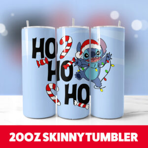 Christmas Stitch 20oz Tumbler Wrap 117 PNG Digital Download