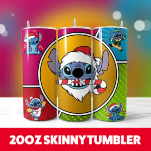 Christmas Stitch 20oz Tumbler Wrap 29 PNG Digital Download