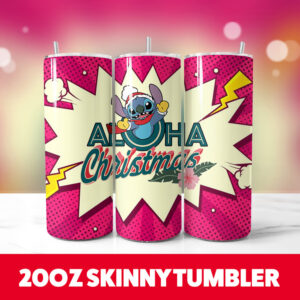 Christmas Stitch 20oz Tumbler Wrap 39 PNG Digital Download
