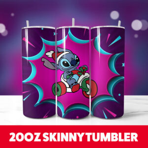 Christmas Stitch 20oz Tumbler Wrap 60 PNG Digital Download