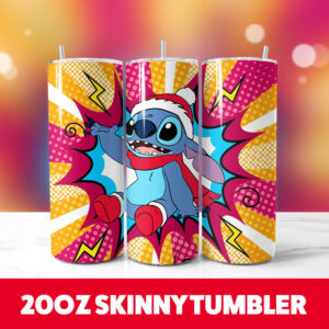 Christmas Stitch 20oz Tumbler Wrap 77 PNG Digital Download