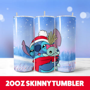 Christmas Stitch 20oz Tumbler Wrap 95 PNG Digital Download