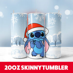 Christmas Stitch 20oz Tumbler Wrap 96 PNG Digital Download