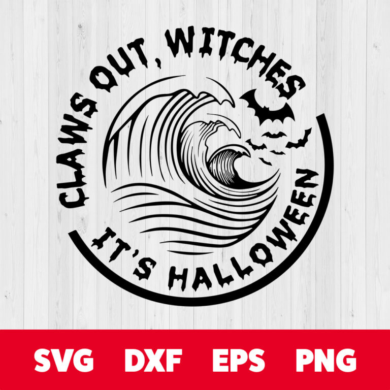Claws Out Withces Its Halloween SVG 1