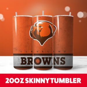 Cleveland Browns 20oz Tumbler Wrap PNG Digital Download 1