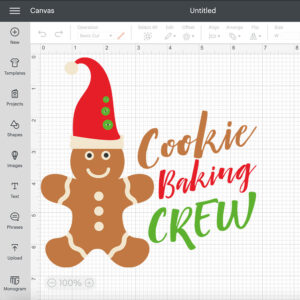 Cookie Baking Crew SVG Christmas Gingerbread Design SVG Cut Files 2