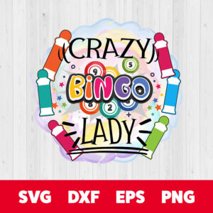 Crazy Bingo Lady PNG 1