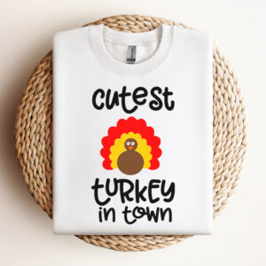 Cutest Turkey In Town SVG 3