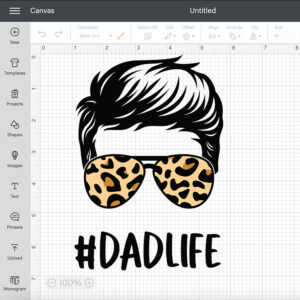 Dad Life Leopard SVG 2