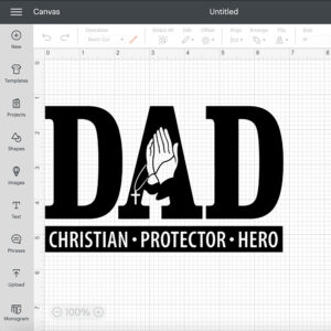 Dad SVG Christian Protector Hero SVG 2