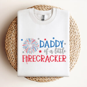 Daddy of a Little Firecracker SVG 4th of July T Shirt design SVG cut files 3