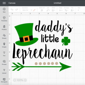 Daddys Little Leprechaun SVG 2