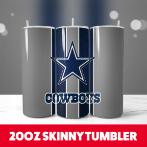 Dallas Cowboys 20oz Tumbler Wrap PNG Digital Download 1