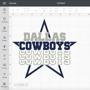 Dallas Cowboys SVG NFL Football Team T shirt SVG Design Cut Files Cricut Silhouette 2