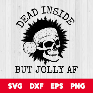 Dead Inside Christmas SVG 1