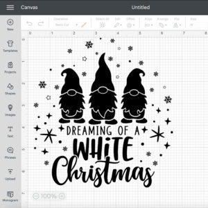 Dreaming Of A White Christmas SVG 2