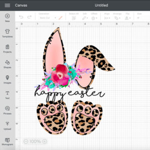 Easter Leopard Bunny Design Bunny Design Rabbit PNG 2
