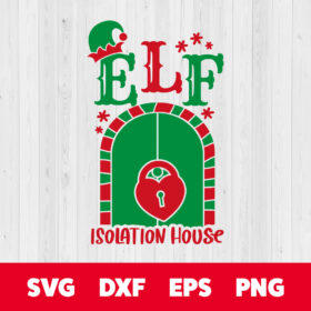 Elf Isolation House SVG File Elf Quarantine Chamber SVG cut files 1