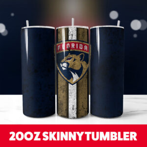 Florida Panthers 20oz Skinny Tumbler PNG Digital Download 1