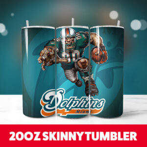 Football20Mascot 11 20oz Skinny Tumbler PNG Digital Download