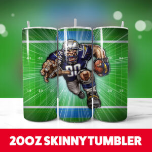 Football20Mascot 22 20oz Skinny Tumbler PNG Digital Download
