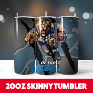 Football20Mascot 49 20oz Skinny Tumbler PNG Digital Download