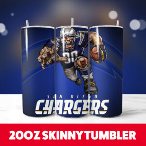Football20Mascot 5 20oz Skinny Tumbler PNG Digital Download