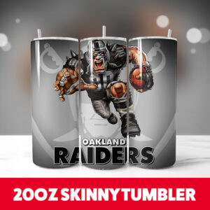 Football20Mascot 57 20oz Skinny Tumbler PNG Digital Download