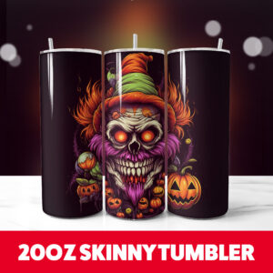 Halloween Season 20oz Tumbler 71 PNG Sublimaton Designs 1