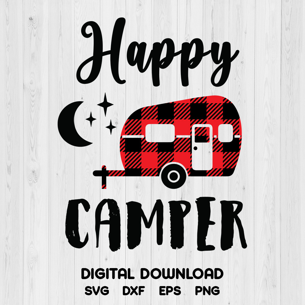 Happy Camper SVG Digital Download SVG