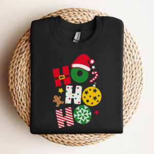 Ho Ho Ho Merry Christmas SVG Cute T shirt Color Design SVG PNG Cut Files 3