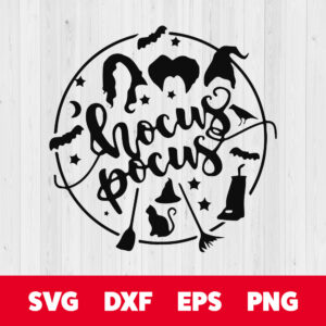 Hocus Pocus Circle SVG 1