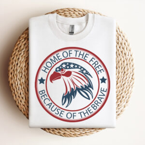 Home Of The Free Because Of The Brave SVG Eagle American SVG 3